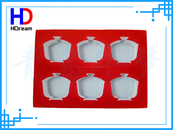 珍珠棉植绒定位包装