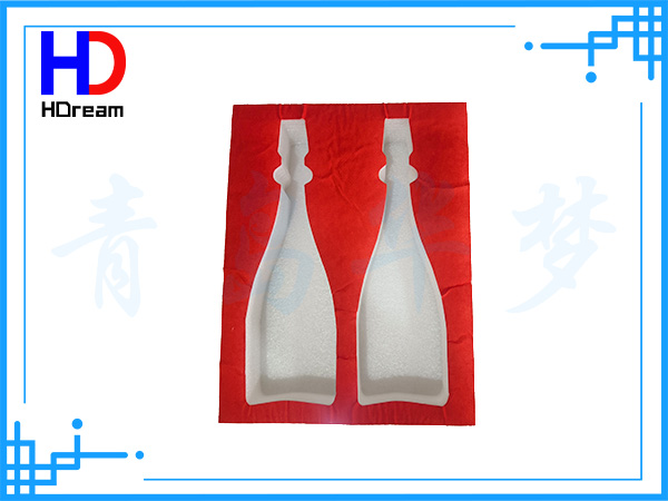 珍珠棉植绒酒托